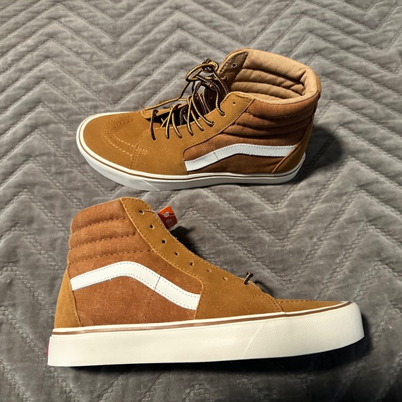 Vans SK8 Hi LITE (BRAND NEW : Mens - Size 9 - BROWN) - Picture 2 of 2